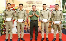 Trường đại học An ninh nhân dân gặp mặt, chúc Tết học viên Campuchia dịp Chôl Chnăm Thmây