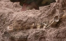 Phát hiện hài cốt liệt sĩ khá nguyên vẹn nằm bên suối tại Quảng Trị