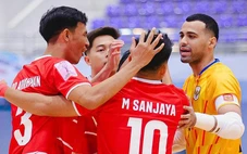 Futsal Việt Nam - Indonesia (hiệp 2) 1-3: Sanjaya nâng tỉ số