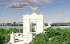 Nhà Trắng công bố thiết kế 'khải hoàn môn' mạ vàng