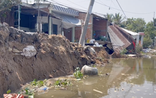 Sạt lở nghiêm trọng cắt đứt đường giao thông, đe dọa hơn 500ha sầu riêng