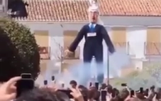 Israel nổi giận, triệu tập đại biện lâm thời Tây Ban Nha vì vụ cho nổ tung hình nộm ông Netanyahu