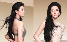 Lưu Diệc Phi mặc đầm của Lê Thanh Hòa