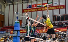 Bóng chuyền nữ: Binh chủng Thông tin thua trận thứ 3