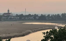 Dòng chảy sông Đăk Bla, Pô Kô giảm sâu, nguy cơ hạn hán lan rộng phía Tây Quảng Ngãi