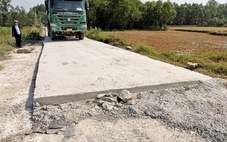 Chậm hoàn trả đường dân sinh 'mượn' thi công cao tốc Quảng Ngãi - Hoài Nhơn