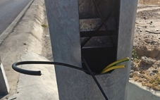 Cáp, thiết bị điện lại bị trộm, cao tốc Vĩnh Hảo - Dầu Giây gián đoạn điều hành