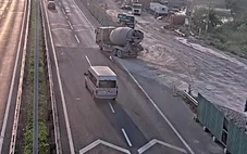 Xử phạt đơn vị thi công mở rộng cao tốc TP.HCM - Long Thành vì để xe ra vào không có người hướng dẫn