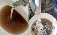 Nước đen như cà phê sau sự cố vỡ đường ống nước tại Phú Yên
