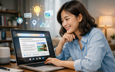 Google tích hợp AI vào Chrome, tìm kiếm không cần mở trang