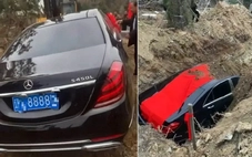 Chôn xe Mercedes tiền tỉ làm đồ tùy táng gây sốc