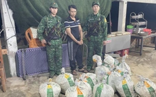 Bắt quả tang người chở thuốc nổ, khám xét phát hiện thêm gần 400kg thuốc nổ giấu ở quán ăn