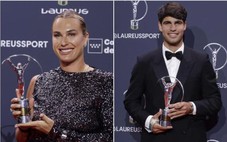 Hai tay vợt Sabalenka và Alcaraz đoạt giải 'Oscar thể thao'