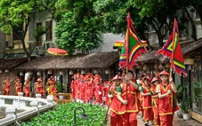 Tái hiện lễ rước Trạng dành cho các Trạng Nguyên nhỏ tuổi