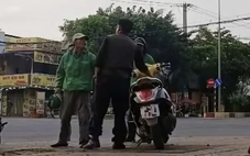 Người đàn ông lái xe Jeep ngược chiều, đe dọa tài xế xe công nghệ