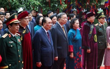 Tổng Bí thư, Chủ tịch nước Tô Lâm dâng hương giỗ Tổ Hùng Vương