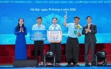 Sinh viên cao đẳng nghề Sóc Trăng ‘nâng cúp’ khởi nghiệp với 'Trà lúa non' ST25 độc đáo