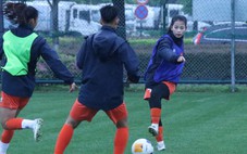 U17 nữ Việt Nam đương đầu với cái rét ở Trung Quốc