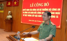 20 trưởng phòng Công an tỉnh Quảng Ngãi được thăng bậc hàm đại tá
