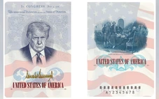 Mỹ sắp cấp hộ chiếu in hình Tổng thống Trump