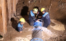 Bể ống nước khu Chợ Lớn khiến quận 8, Bình Tân, Nhà Bè, Cần Giờ, Bình Chánh cũ nước yếu 48 tiếng