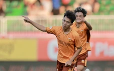 Hoàng Anh Gia Lai - Ninh Bình (hiệp 1) 1-0: Đình Lâm mở tỉ số