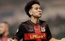 Hoàng Anh Gia Lai - Ninh Bình (hiệp 2) 1-2: Tuyển thủ U23 ghi bàn rồi ăn mừng như Garnacho