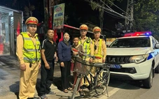 Cháu bé lạc đường đạp xe 150km từ Hà Tĩnh vào Quảng Trị giữa đêm khuya