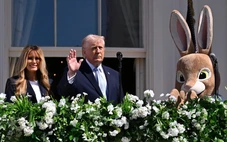 Ông Trump kể chuyện Iran và ông Biden trong Lễ lăn trứng Phục sinh