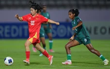U20 nữ Việt Nam - U20 nữ Bangladesh (hiệp 2) 1-0: Thùy Linh mở tỉ số