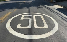Người dân Cần Thơ khen ngợi việc sơn giới hạn tốc độ 50km/h trên mặt đường