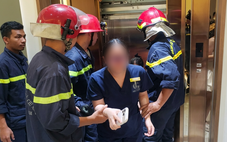 Thang máy ngừng hoạt động đột ngột ở phường Gò Vấp, 7 người mắc kẹt được cứu an toàn
