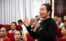 Cử tri phường Phú Mỹ phản ánh việc chậm giải quyết thủ tục hành chính, khó gặp lãnh đạo