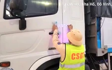 Không có bằng lái vẫn lái xe trên cao tốc, còn lắp thêm đèn xe trái phép