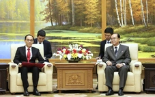 Ông Lê Hoài Trung chuyển thông điệp của Tổng Bí thư, Chủ tịch nước Tô Lâm đến ông Kim Jong Un