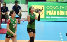 VTV Bình Điền Long An thắng trận đầu tiên ở giải bóng chuyền quốc tế