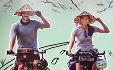 Nón lá theo chân vợ chồng Pháp - Việt xuyên Âu - Á
