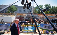 Ông Trump khoe công trường phòng khiêu vũ 400 triệu USD, khẳng định 'tiền tôi chi'