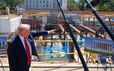 Ông Trump khoe công trường phòng khiêu vũ 400 triệu USD, khẳng định 'tiền tôi chi'