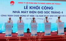 Khởi công 2 nhà máy điện gió gần 24.000 tỉ đồng tại Cần Thơ