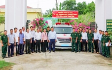 Xe cứu thương Biên phòng 0 đồng ở Vĩnh Long