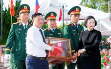 Nghệ An an táng 80 hài cốt liệt sĩ hy sinh ở Lào