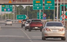 Sáng nay chưa mở được nút giao Long Thành để đi vào cao tốc Biên Hòa - Vũng Tàu