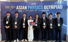 Đội tuyển Việt Nam dự Olympic Vật lý Châu Á năm 2026 lọt vào top 8