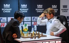 Carlsen đứng chót bảng tại Giải cờ vua Na Uy