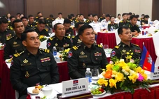 Sĩ quan trẻ quân đội Việt Nam - Lào - Campuchia giao lưu tại Đà Nẵng