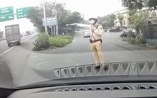 Đã đi sai làn đường, còn thách thức CSGT 'bây giờ anh đang vội'