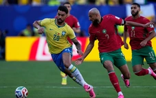 Brazil - Morocco (hiệp 1) 0-0: Morocco dồn ép Brazil