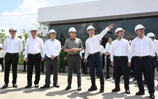 Bí thư Thành ủy TP.HCM Trần Lưu Quang kiểm tra tiến độ dự án Trung tâm hành chính TP.HCM