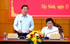 Bộ trưởng xây dựng Trần Hồng Minh: 'Phấn đấu khởi công nâng cấp quốc lộ 62 trong quý IV-2026'